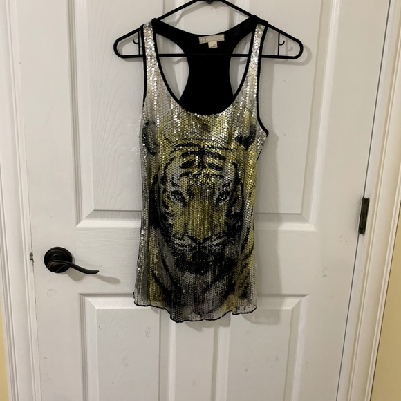 Sequin tiger print tank - Picture 2 of 3